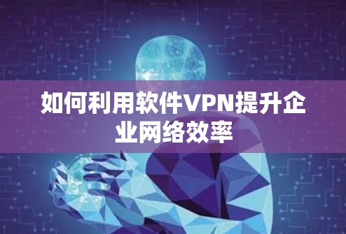如何利用软件VPN提升企业网络效率