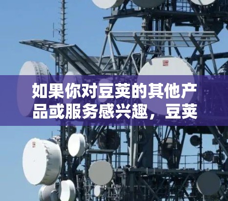 如果你对豆荚的其他产品或服务感兴趣,豆荚提供了多种服务,包括 如果你对豆荚的其他产品或服务感兴趣,豆荚提供了多种服务,包括