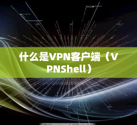 什么是VPN客户端(VPNShell) 什么是VPN客户端(VPNShell)
