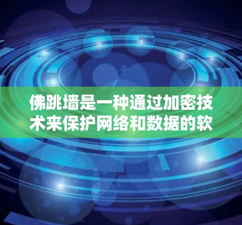 佛跳墙是一种通过加密技术来保护网络和数据的软件，主要用于加密数据、防止网络攻击、保护用户隐私以及防止网络诈骗等。以下是一些关于佛跳墙的详细信息