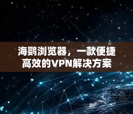 海鹦浏览器，一款便捷高效的VPN解决方案