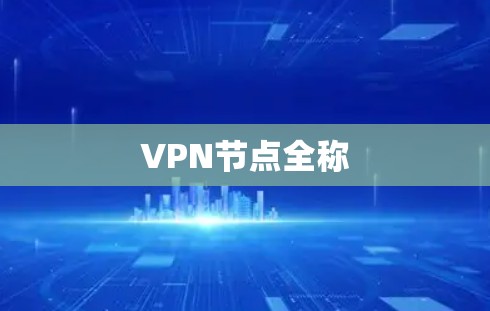VPN节点全称 VPN节点全称