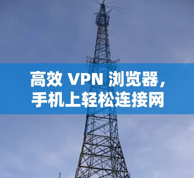 高效 VPN 浏览器,手机上轻松连接网络的便捷工具 高效 VPN 浏览器,手机上轻松连接网络的便捷工具