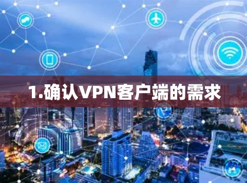 1.确认VPN客户端的需求 1.确认VPN客户端的需求