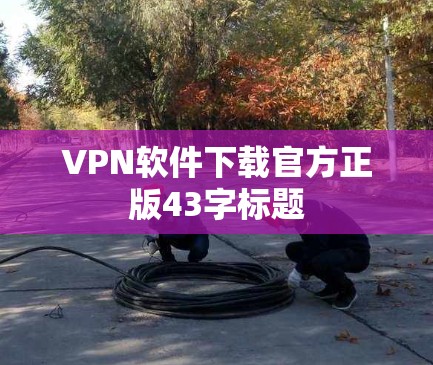 VPN软件下载官方正版43字标题 VPN软件下载官方正版43字标题