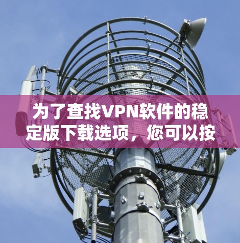 为了查找VPN软件的稳定版下载选项，您可以按照以下步骤进行