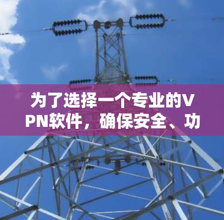 为了选择一个专业的VPN软件,确保安全、功能全面且易于使用,可以按照以下步骤进行
